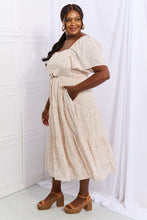 Load image into Gallery viewer, HEYSON Let It Grow Full Size Floral Tiered Ruffle Midi Dress
