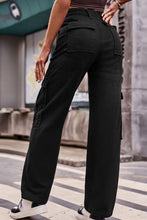 Load image into Gallery viewer, Buttoned High Waist Loose Fit Jeans
