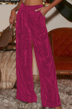 Load image into Gallery viewer, Double Take Loose Fit High Waist Long Pants with Pockets
